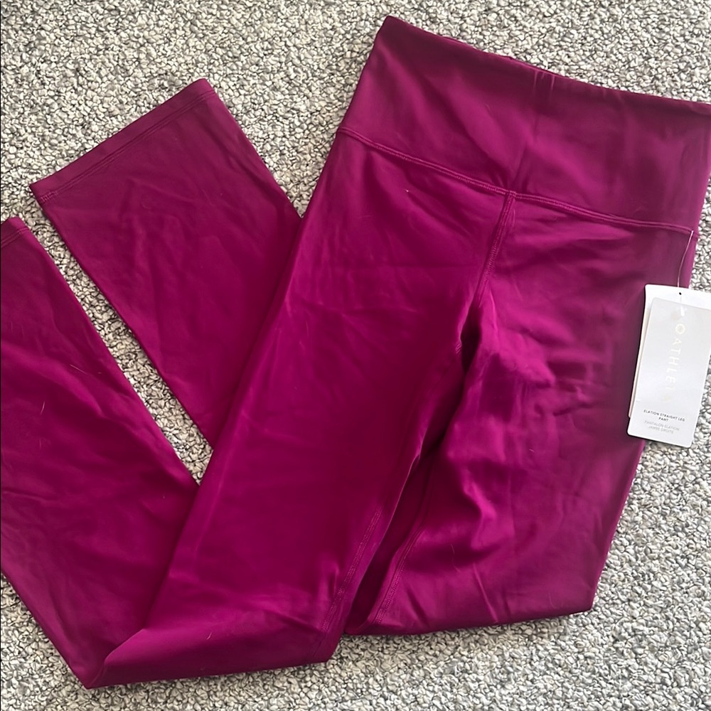 Athleta Fuchsia Straight Leg Pants